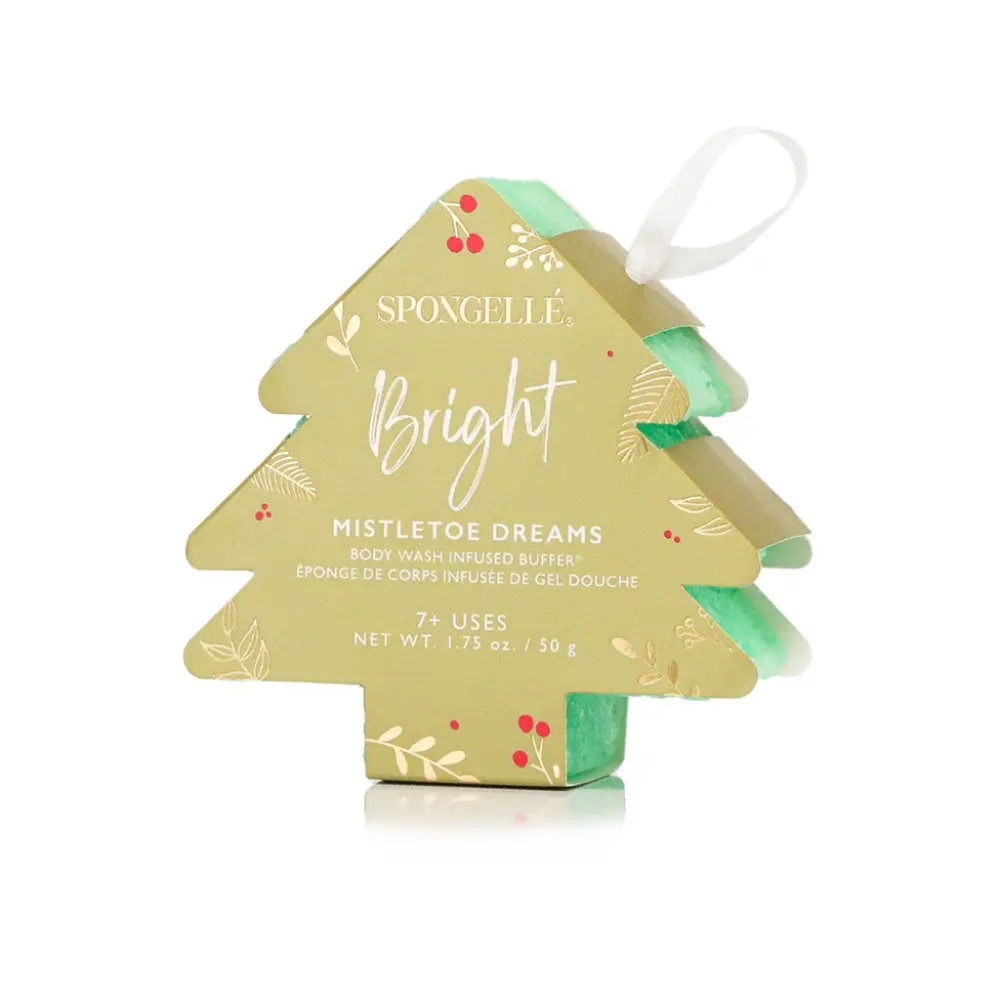 Spongellé Mistletoe Dreams Body Wash Infused Buffer - Bright